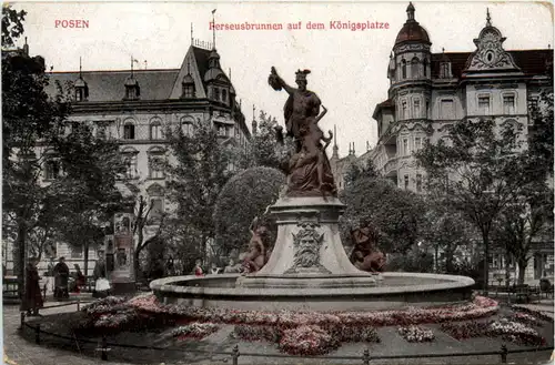Posen - Perseusbrunnen auf dem Königsplatze -481966