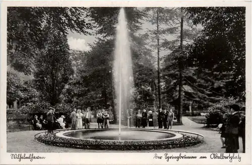 Wilhelmshaven - Springbrunnen am Adalbertplatz -483390