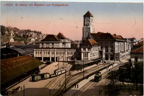 St. Gallen mit Bahnhof -483994