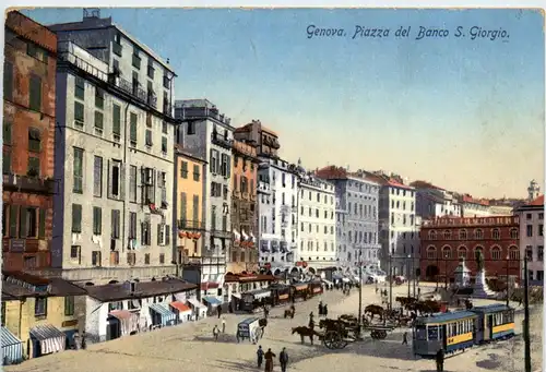 Genova - Piazza del Banco S Giorgio -93476