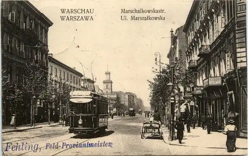 Warschau - Marschalkowskastrasse - Strassenbahn -482920