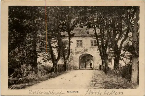 Wilhelmshaven - Burg Knyphausen - Einfahrtstor -481266