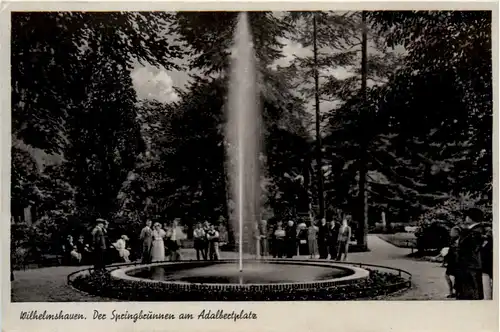 Wilhelmshaven - Springbrunnen am Adalbertplatz -483388