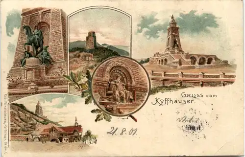 Gruss vom Kyffhäuser - Litho -481622