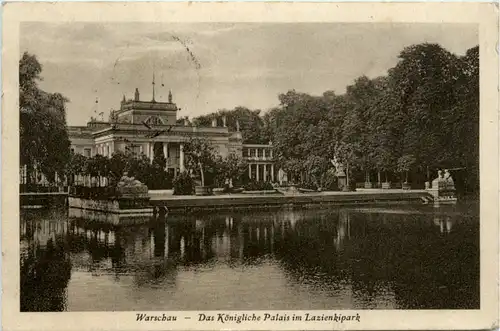 Warschau - Das Königliche Palais - Feldpost -484030