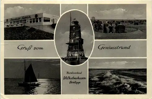 Nordseebad Wilhelmshaven-Voslapp - Gruss vom Geniusstrand -483072