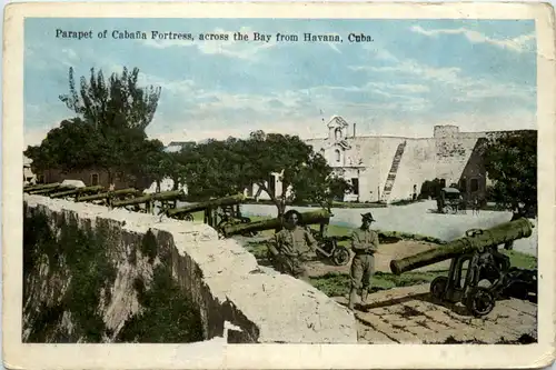 Cuba - Parapet of Cabafia Fortress -484690