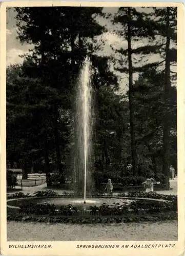 Wilhelmshaven - Springbrunnen am Adalbertplatz -483480