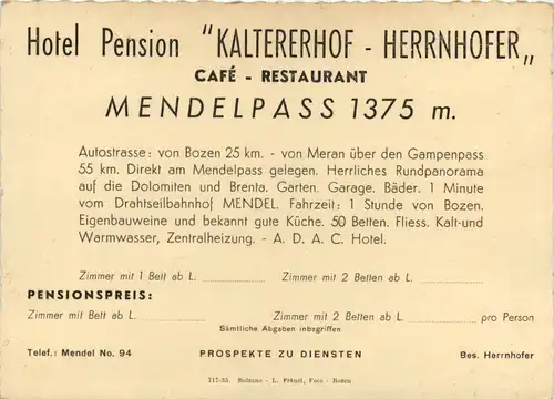 Mendelpass - Hotel Kaltererhof -459014