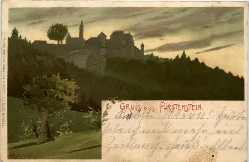 Gruss aus Fürstenstein - Künstlerkarte Mailick -94316