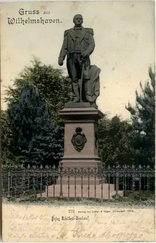 Wilhelmshaven - Adalbert Denkmal -483540