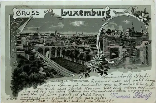 Gruss aus Luxemburg - Litho -459114