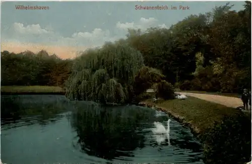 Wilhelmshaven - Schwanenteich im Park -483884