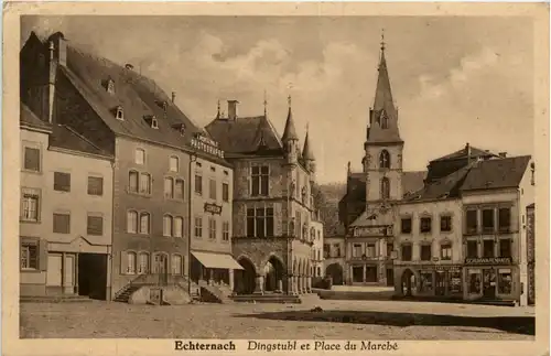 Echternach - Dingstuhl et Place du Marche -459332
