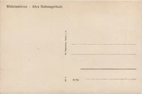 Wilhelmshaven - Stations Gebäude -483412