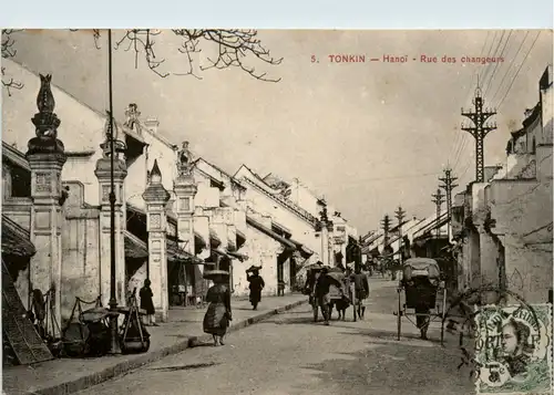 Tonkin - Hanoi - Rue des changeurs -484566