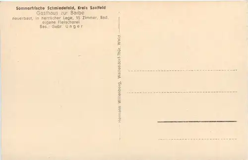 Schmiedefeld - Gasthaus zur Barbe -482222