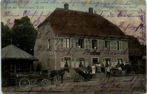 Gruss aus Brunstatt - Restauration zur Sonne -484028
