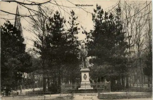 Wilhelmshaven - Prinz Adalbert Denkmal -483646
