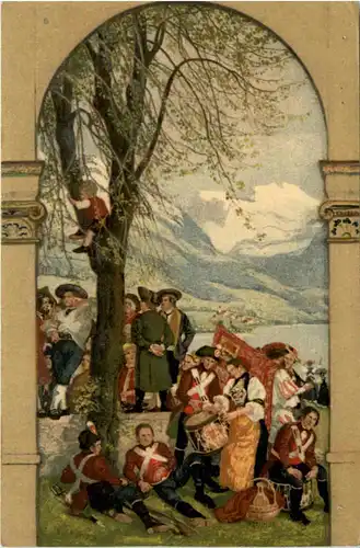 Bundesfeier Postkarte 1918 -482622