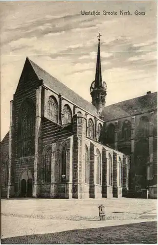 Goes - Westzijde Groote Kerk -485086