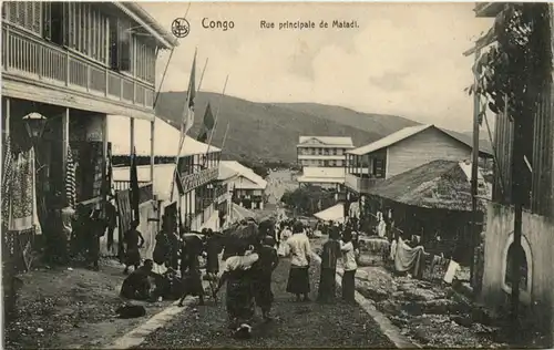 Congo Belge - Rue principale de Matadi -484524