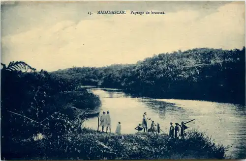 Madagascar - Paysage de brousse -484676