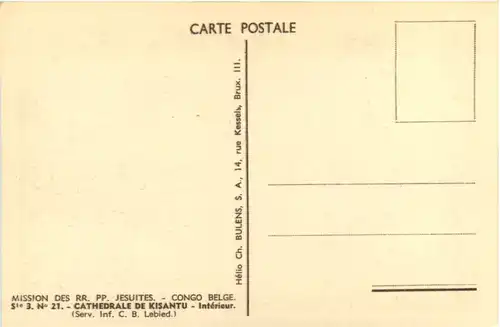 Congo Belge - Mission des RR PP Jesuites -484700
