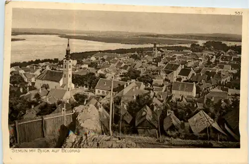 Semlin - Blick auf Belgrad -460468
