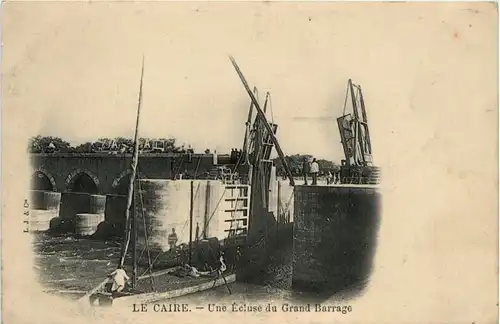 Cairo - Une Ecluse du Grand Barrage -484884