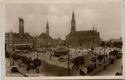 Kobenhavn - Raadhuspladsen -460588