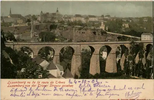 Luxembourg von der Trierer Strasse -484956