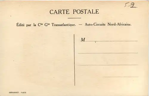 Künstlerkarte Sandoz - Auto-Circuits Nord Africains -484748