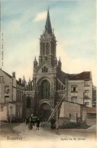 Bruxelles - Eglise de St. gilles -485806