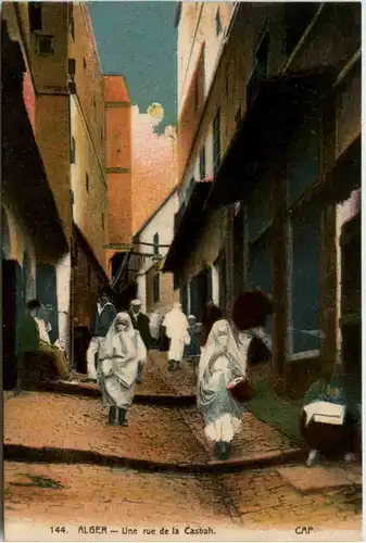 Alger - Une rue de la casbah -485340