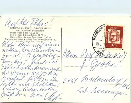 Hochsee Fährschiff Theodor Heuss -96528