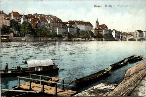 Basel - Mittlere Rheinfähre -484928