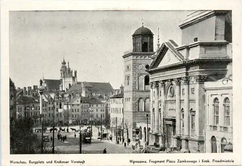 Warschau - Burgplatz und Krakauer Vorstadt -461268