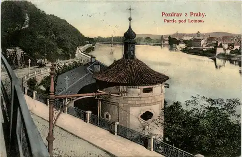 Pozdrav z Prahy - Partie pod LEtnou -96708