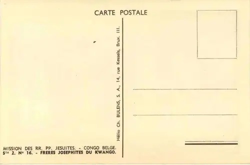 Congo Belge - Mission des RR PP Jesuites -485416