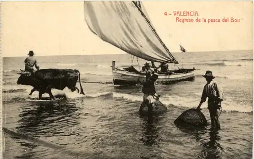 Valencia - Regreso de la pesca del Bou -485504