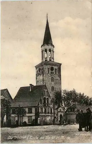 Mitau - Die Trinitatis Kirche am Markt - Feldpost Kriegslazarett Abt. 55 -461468