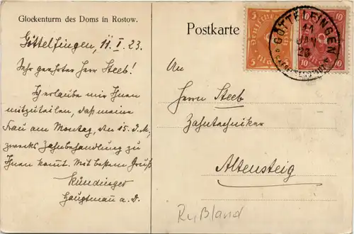 Glockenturm des Doms in Rostow -461508