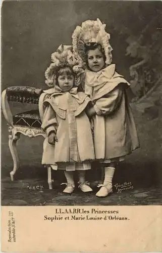 Princesses Sophie et Marie Louise d Orleans -486844