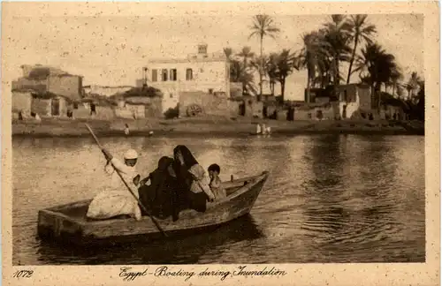 Egypt - Boating during Inundation -485448