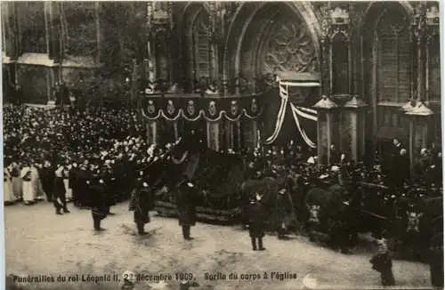 Funerailles de Leopold II - Roi des Belges -486924