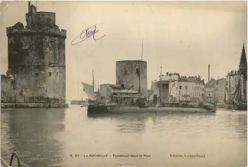 La Rochelle - Torpilleur dans le Port -485876