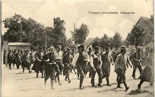 Transport französischer Gefangener -487084