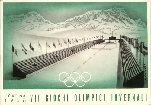 Cortina d Ampezzo - VII Giochi Olimpici invernali 1956 - Olympia -461928