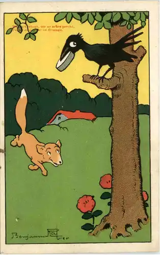Künstlerkarte Benjamin Ralier - Fox -485956